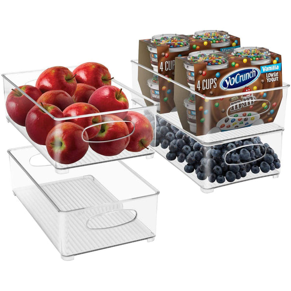 Sorbus Fridge & Pantry Plastic Storage Bins Set