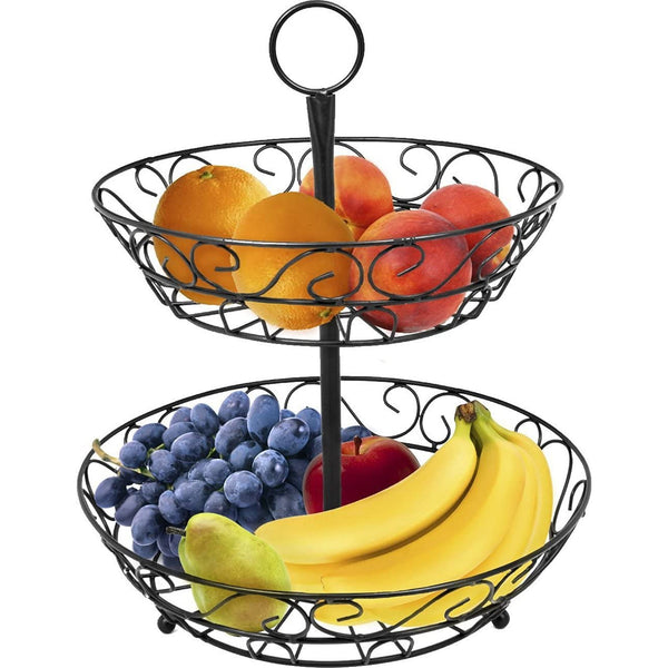Sorbus Fruit Basket Holder (2 Tier)