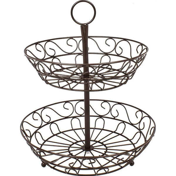 Sorbus Fruit Basket Holder (2 Tier)