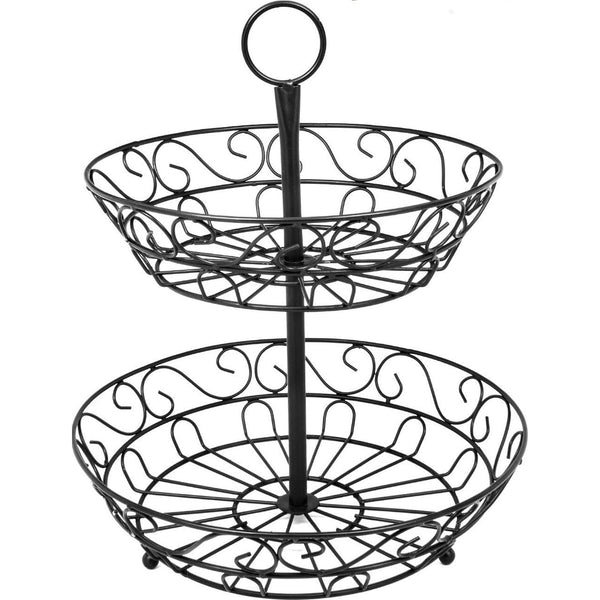 sorbus Fruit Basket Holder (2 Tier)