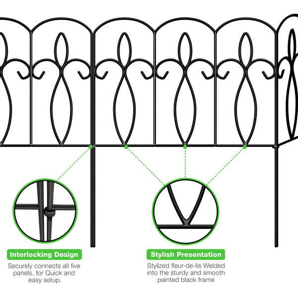 Sorbus Garden Fence Panels (Set Of 5)
