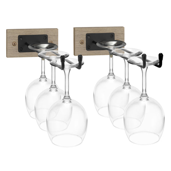 Sorbus Glass Holder Stemware Rack Set (Set Of 2)