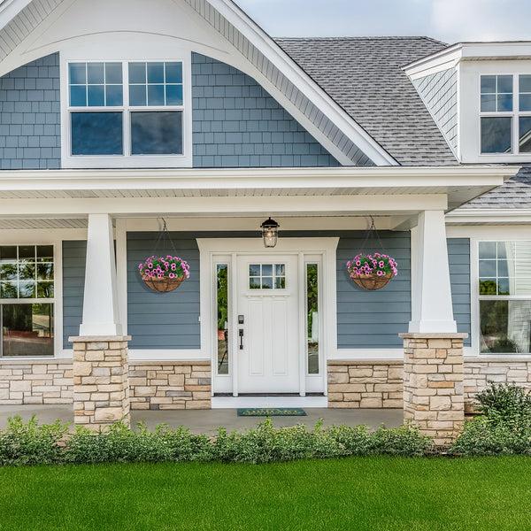 Sorbus Hanging Planter Baskets W/Coco Liner (4 Pack)