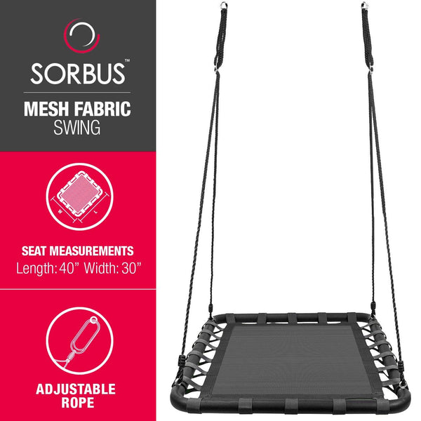 Sorbus Kids Rectangular Platform Swing