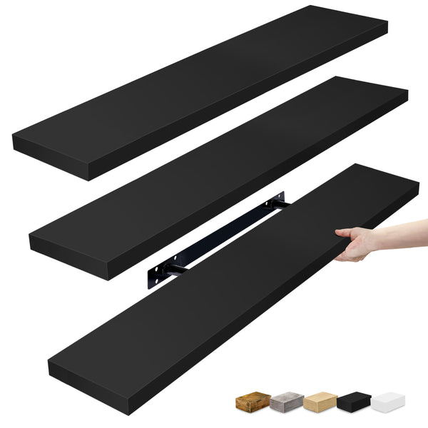 sorbus Large Floating Shelves (Set of 3)