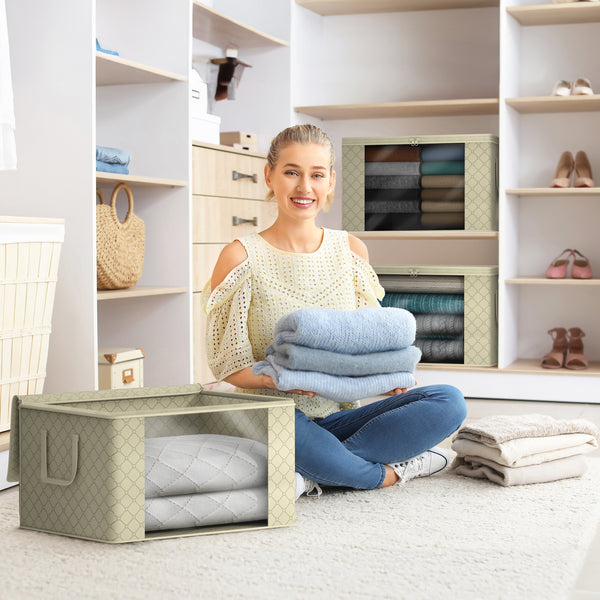 Sorbus Large Foldable Storage Organize Bags