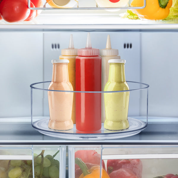 Sorbus Lazy Susan Turntable Bins (2 Pack)