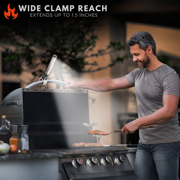 Sorbus LED Lights-360 Degree Clamping Grill Light