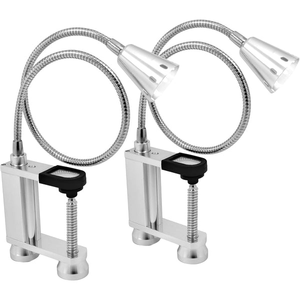 Sorbus LED Magnetic Base Light With Gooseneck