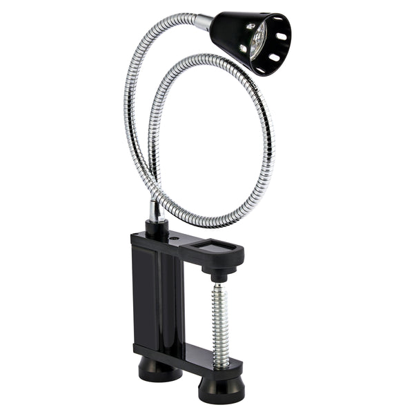 Sorbus LED Magnetic Base Light With Gooseneck