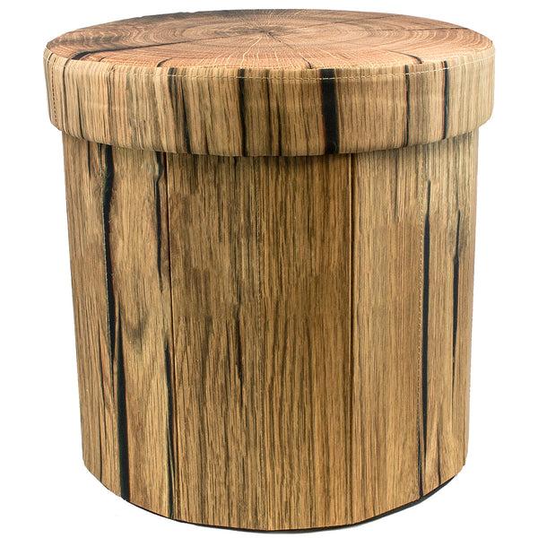 sorbus Log Print Storage Ottoman