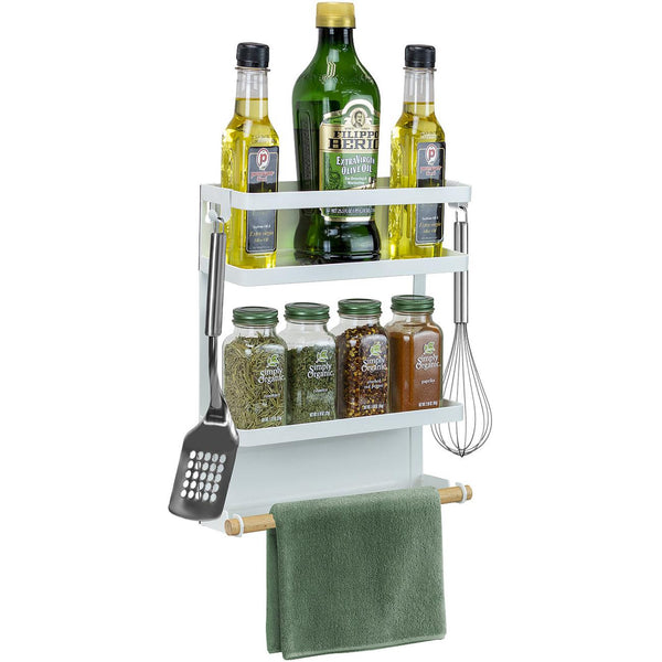Sorbus Magnetic Spice Rack Shelf (3 Tier)