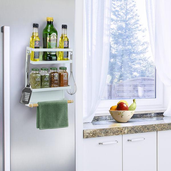 Sorbus Magnetic Spice Rack Shelf (3 Tier)