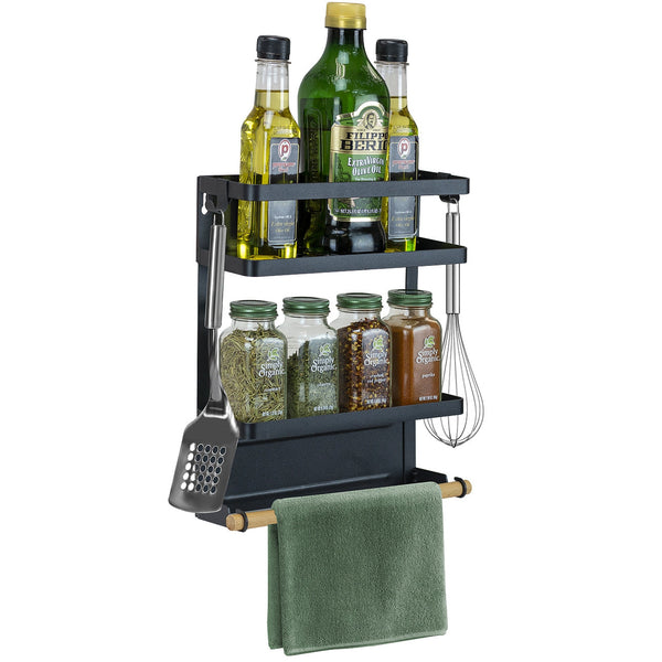 sorbus Magnetic Spice Rack Shelf (3 Tier)