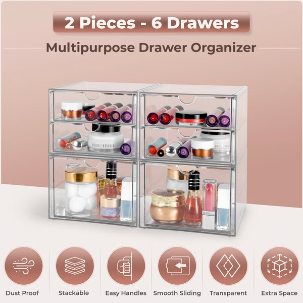 Sorbus Makeup Organizer (3 Drawers)