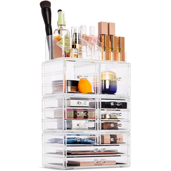 sorbus Makeup Organizer Case (12 drawer 4Pc)