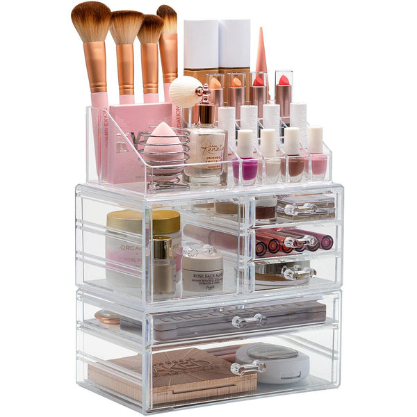 Sorbus Makeup Organizer Case (6 Drawer 3Pc)