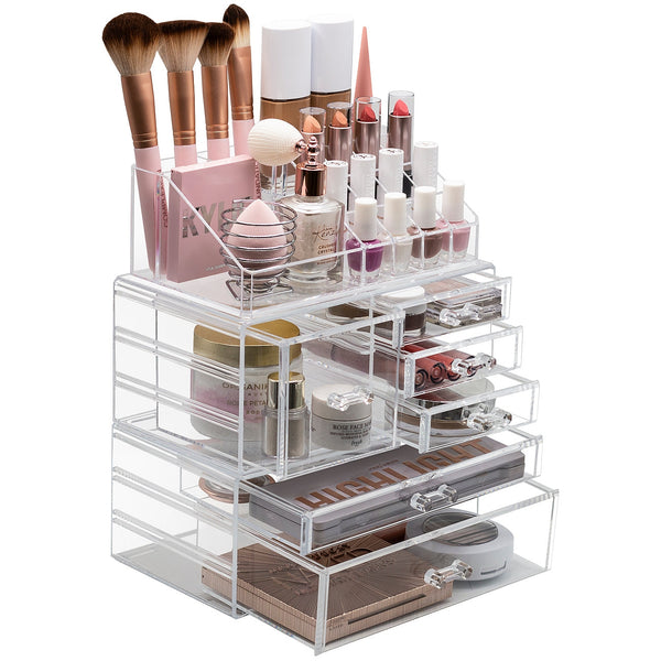 sorbus Makeup Organizer Case (6 Drawer 3Pc)