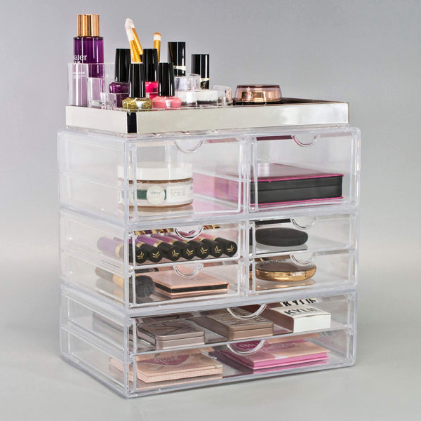 Sorbus Makeup Organizer Case (8 Drawer 4Pc)