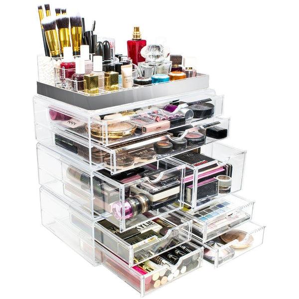 sorbus Makeup Organizer Case (8 Drawer 4Pc)