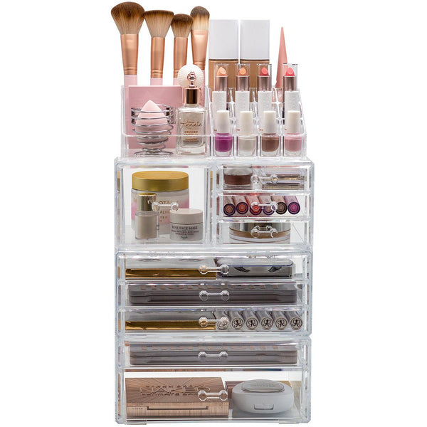 Sorbus Makeup Organizer Case (9 Drawer 4Pc)