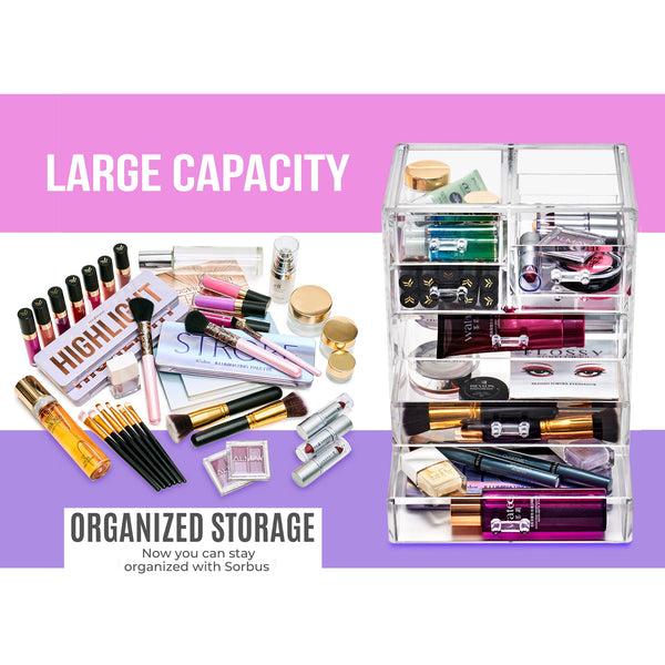 Sorbus Makeup Organizer Drawer Set (7 Drawer)