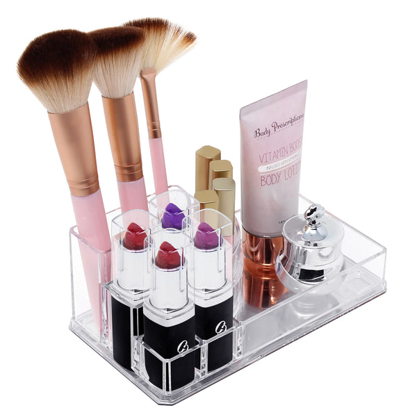 sorbus Mini Acrylic Makeup Organizer (8 Slots)