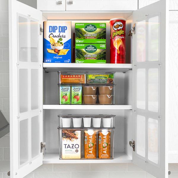 Sorbus Pantry Storage Bins For With Hinged Lids