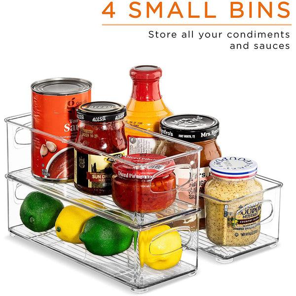 Sorbus Plastic Container Bin Set (10 Pack)