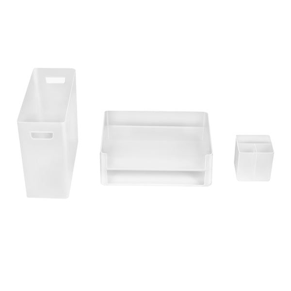 Sorbus Plastic Desktop Organizer Set