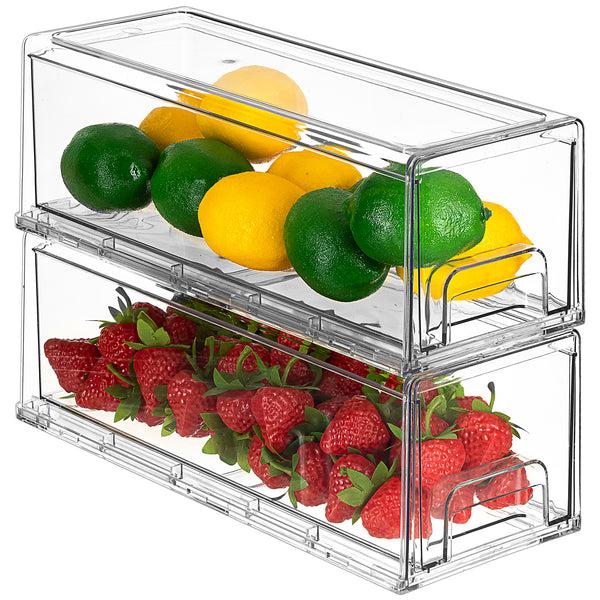 sorbus Pull Out Drawer Organizers (Acrylic)