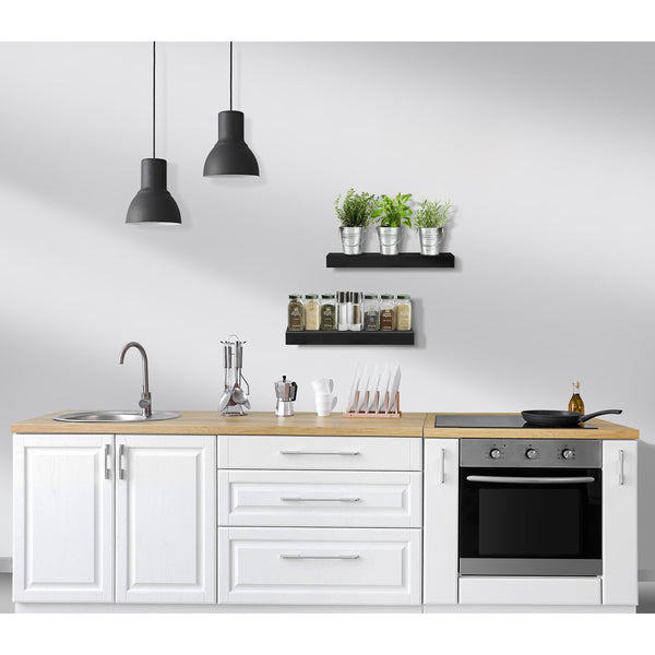 Sorbus Rustic Floating Shelf (Set Of 2)