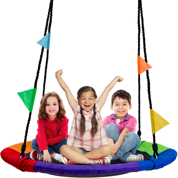 Sorbus Saucer Swing For Backyard