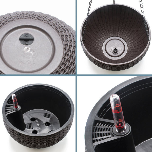 Sorbus Self-Watering Hanging Planter (Set Of 2)