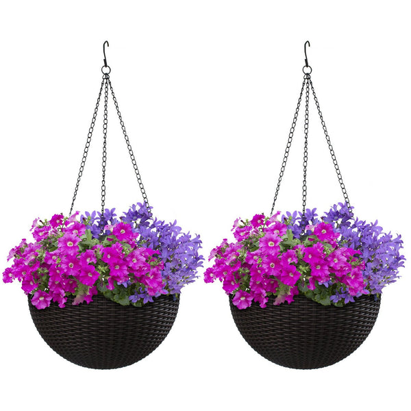 sorbus Self-Watering Hanging Planter (Set of 2)