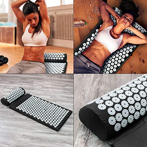 Sorbus Sivan Acupressure Mat And Pillow Set