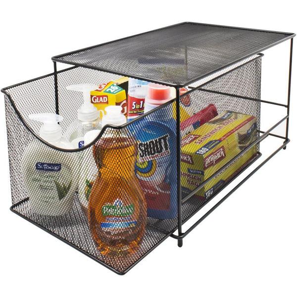 sorbus Sliding Mesh Basket Pull Out Drawers (Single)