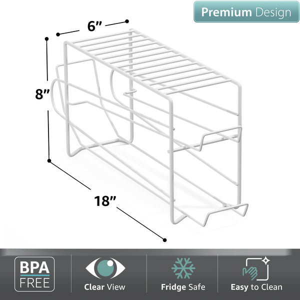 Sorbus Soda Can Beverage Dispenser Rack (2 Pack)