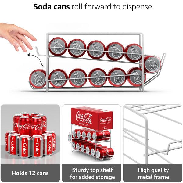 Sorbus Soda Can Beverage Dispenser Rack (2 Pack)
