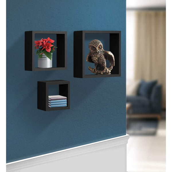 Sorbus Square Floating Shelf (Set Of 3)