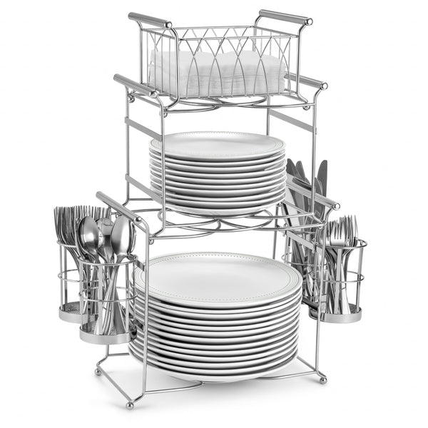 Sorbus Stackable Buffet Caddy (7 Pc)