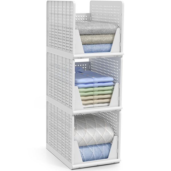 Sorbus Stackable Shelf Organizer (Set Of 3)