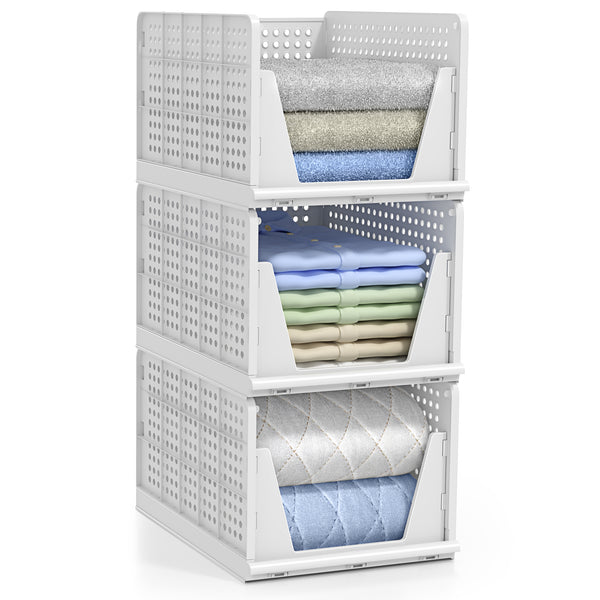 sorbus Stackable Shelf Organizer (Set of 3)