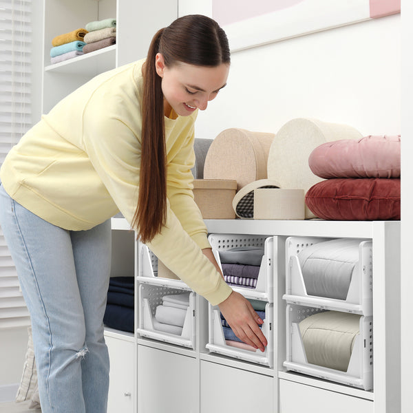 Sorbus Stackable Shelf Organizer (Set Of 4)