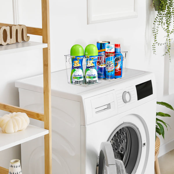 Sorbus Storage Bins With Handle (4 Pack)