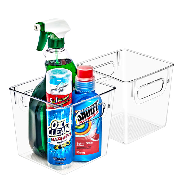 Sorbus Storage Bins With Handle (4 Pack)