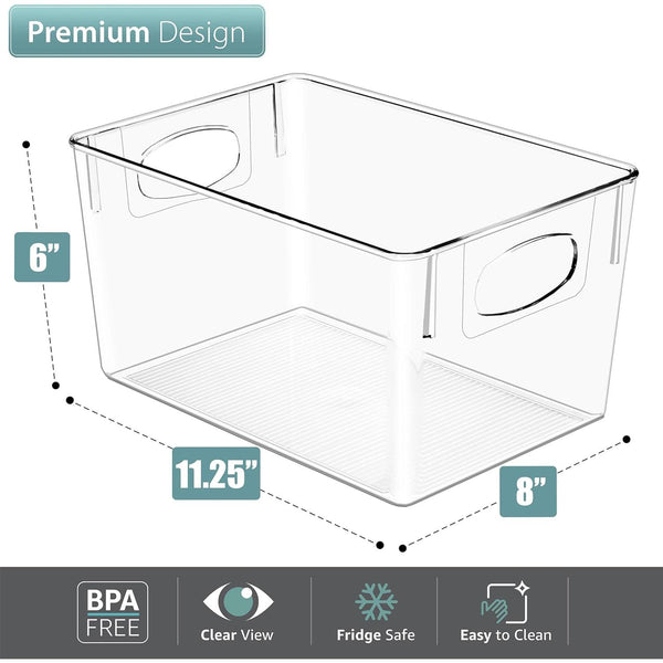 Sorbus Storage Bins With Handles (Large)