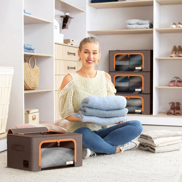 Sorbus Storage Bins With Window