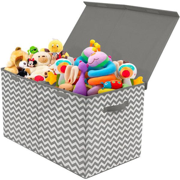 Sorbus Storage Fabric Toy Chest (Chevron Pattern)