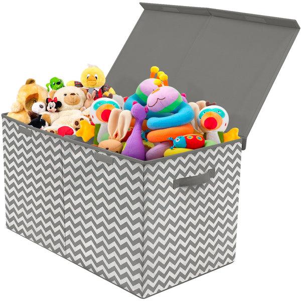 sorbus Storage Fabric Toy Chest (Chevron Pattern)
